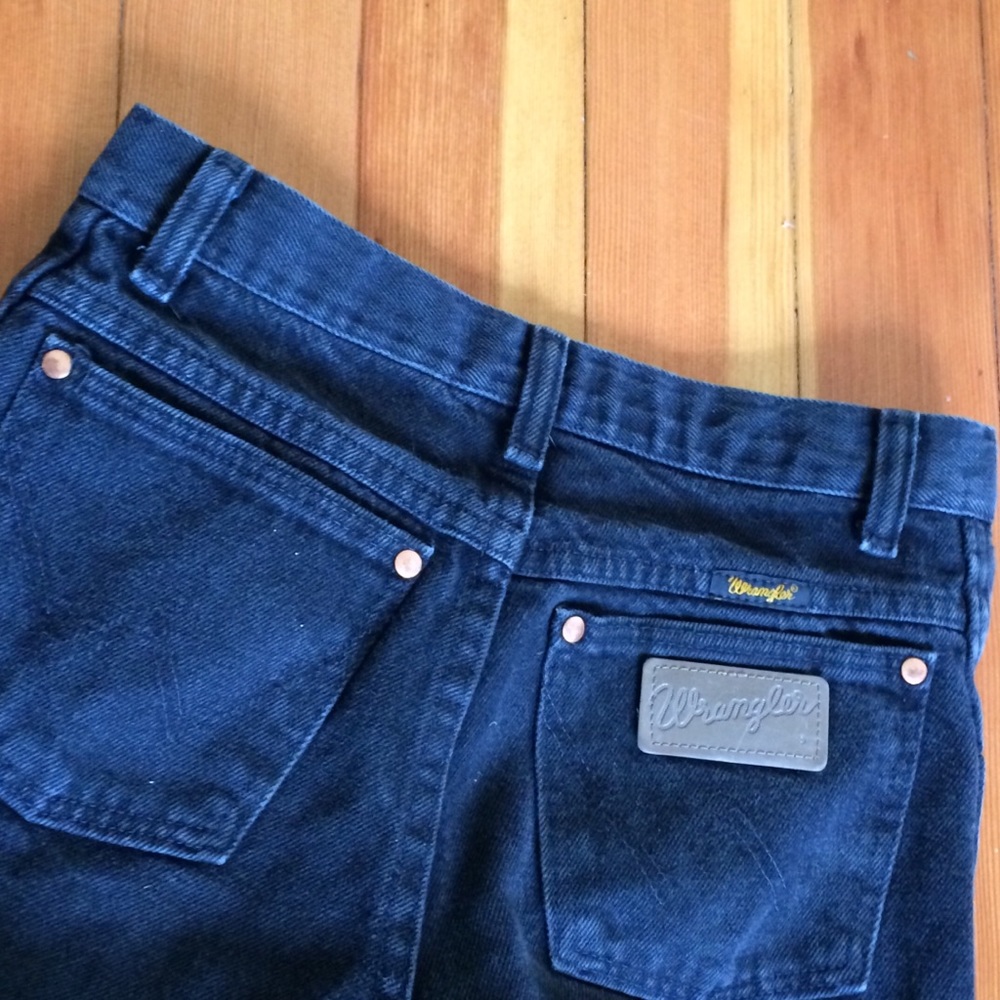 Black wrangler jeans